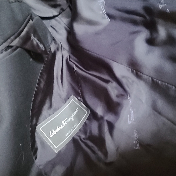 New Salvatore Ferragamo single breasted jersey blazer defective please read - Picture 7 of 15